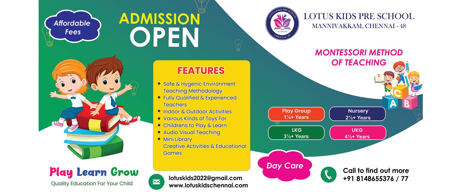 Best Pre School in Chennai