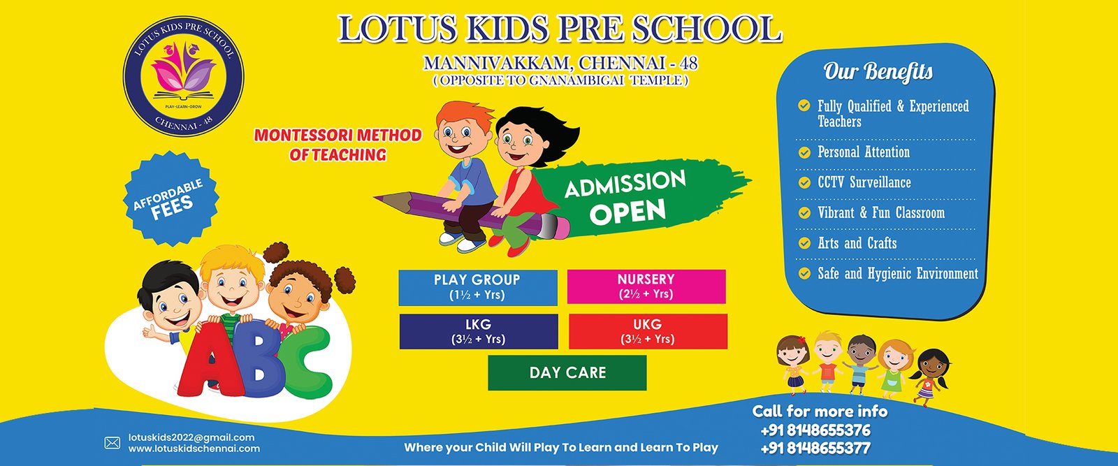Best Pre School in Chennai